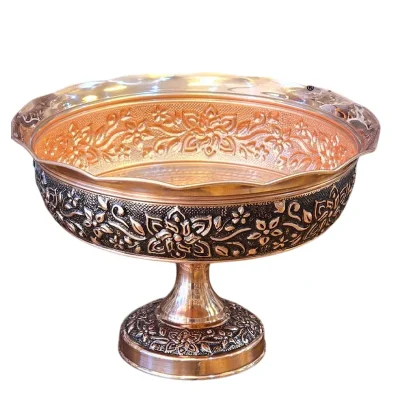 سرویس پذیرایی مسی گلبرگ نانو شده مدل فضلی - تصویر 4