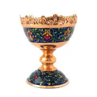 آجیل خوری مسی طرح مشبک مس و پرداز pr-106