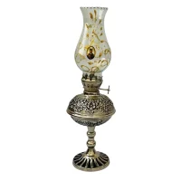 چراغ گردسوز مسی طرح گلبرگ کروم نانو شده بدون تغییر رنگ
