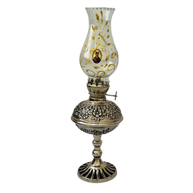 چراغ گردسوز مسی طرح گلبرگ کروم نانو شده بدون تغییر رنگ