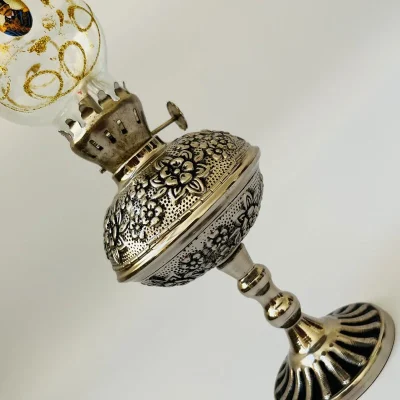 چراغ گردسوز مسی طرح گلبرگ کروم نانو شده بدون تغییر رنگ - تصویر 3