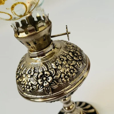 چراغ گردسوز مسی طرح گلبرگ کروم نانو شده بدون تغییر رنگ - تصویر 2