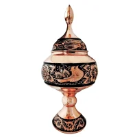 شکلات خوری مسی مدل الماس تراش al-103
