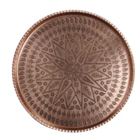 سینی مسی گرد چکشی زنجان