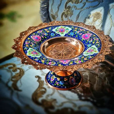 شیرینی خوری مسی مدل پرداز کد pr-102 - تصویر 3