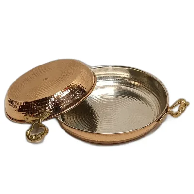 ماهیتابه مسی چکشی طرح نوین مس - تصویر 4