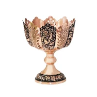 آجیل خوری مسی مدل الماس تراش کد al-105