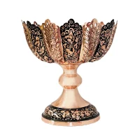 آجیل خوری مسی مدل الماس تراش کد al-106