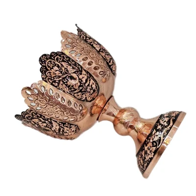 آجیل خوری مسی مدل الماس تراش کد al-105 - تصویر 3