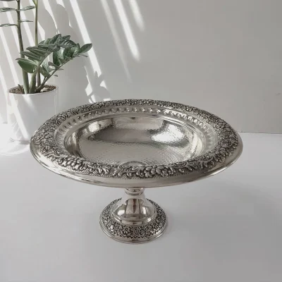 میوه خوری مسی کروم گلبرگ مدل ارکیده - تصویر 3